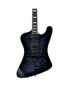 ESP LTD Phoenix-1000 QM in See-thru Black Sunburst