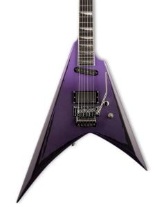ESP LTD Alexi Ripped in Purple Fade Satin with Ripped Pinstripes