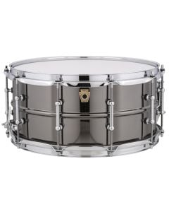 Ludwig Black Beauty 6.5" X 14" Smooth Shell Tube Lugs Snare Drum