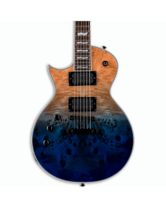 ESP LTD EC-1000  Left Handed in Blue Natural Fade 