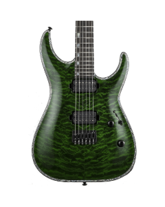 ESP LTD H 1001QM Electric Guitar in See Thru Green
