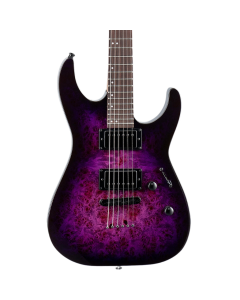 ESP LTD M-200DX NT Electric Guitar in Purple Burst