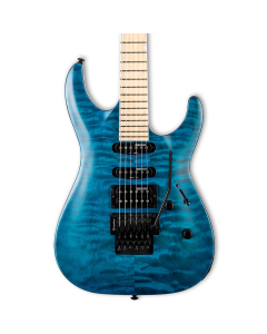 ESP LTD MH203 Electric Guitar in See Thru Blue