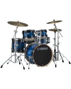 Yamaha Stage Custom Birch Fusion 5 Piece Drum Kit in Deep Blue Sunburst