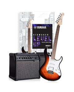 Yamaha Gigmaker Level Up Electric Guitar Pack in Old Violin Sunburst