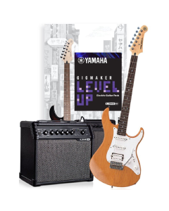 Yamaha Gigmaker Level Up Electric Guitar Pack in Yellow Natural Satin
