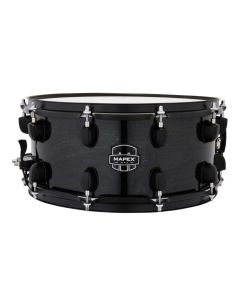 Mapex MPX Maple Poplar Hybrid Shell Snare Drum 14”x6.5” in Transparent Midnight Black