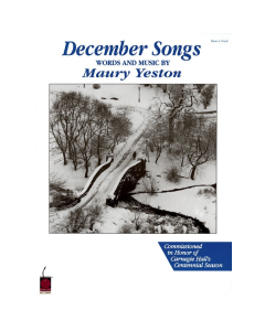 Maury Yeston December Songs PVG