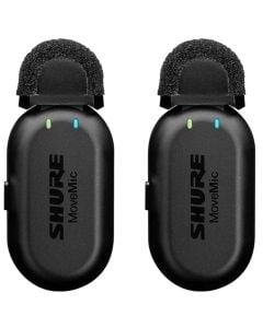 Shure MoveMic Two Dual Transmitter Two Channel Wireless Lavalier Microphones