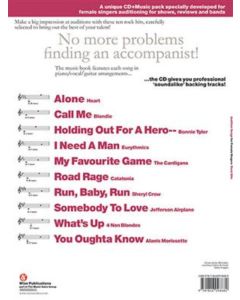 Audition Songs for Female Singers Rock Hits BK/CD