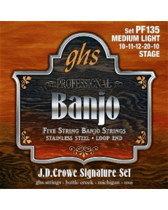 GHS PF135 JD Crowe Banjo Strings 10-20/10