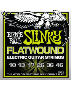 Ernie Ball Regular Slinky Flatwound Electric Guitar Strings 10-46 Gauge