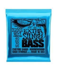 Ernie Ball Extra Slinky Electric Nickel Wound Bass String, .040 -.095 Gauge
