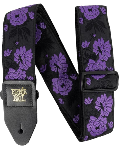 Ernie Ball Classic Jacquard Guitar Or Bass Strap in Lavender Rose