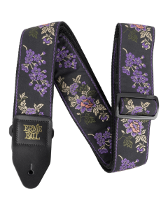 Ernie Ball Classic Jacquard Guitar Or Bass Strap in Lavender Blossom