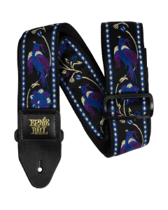 Ernie Ball Classic Jacquard Guitar Bass Strap in Purple Pleasant Pheasant