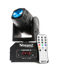 Beamz Panther 15 LED Moving Head Beam with IRC