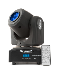 Beamz Panther 25 LED Moving Head Spot with IRC