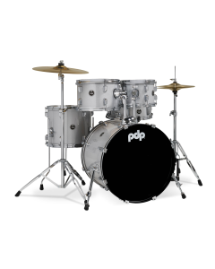 PDP Center Stage 20" 5 Piece Drum Kit in Diamond White Sparkle