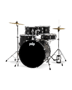 PDP Center Stage 22" Kick 5-Piece Complete Kit in Black Onyx