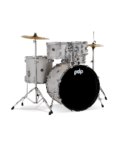 PDP Center Stage 22" 5 Piece Drum Kit in Diamond White Sparkle