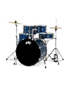 PDP Center Stage 22" Kick 5-Piece Complete Kit in Royal Blue Sparkle