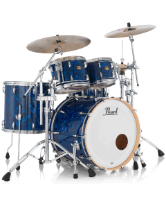 Pearl Masters Maple Gum 4-Piece Shell Pack in Blue Abalone