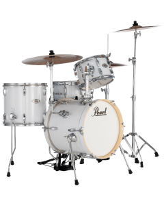 Pearl Midtown 4-Piece Compact Drum Kit in Pure White