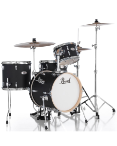 Pearl Midtown 4-Piece Compact Drum Kit in Matte Black