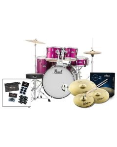 Pearl Roadshow-X 20" Fusion 5-pc Drum Package in Pink Metallic