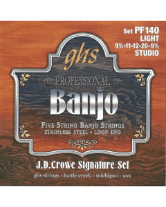 GHS PF140 JD Crowe Banjo Strings 9.5-20/9.5