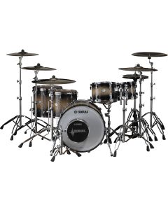 YAMAHA PHX EURO DRUM KIT TEXTURED BLACK SUNBURST 1