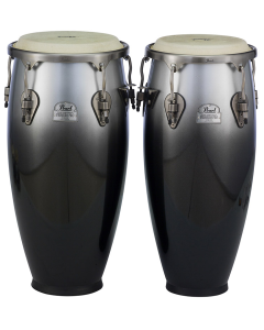 Pearl Percussion Primero Series Fibre 10" and 11" Conga Set in Carbon Vapour