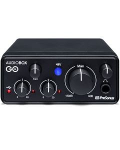 PreSonus AudioBox GO - Compact 2x2 USB Audio Interface