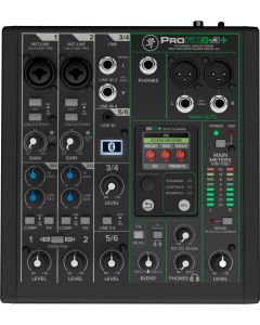 Mackie ProFX6v3+ 6-Channel Analog Mixer With Enhanced FX, USB Recording and Bluetooth