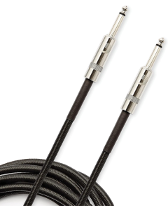D'Addario Custom Series 10' Braided Instrument Cable in Black