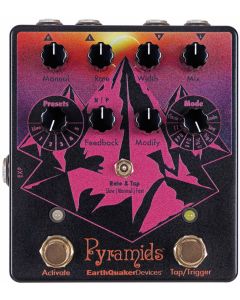EarthQuaker Devices Pyramids Stereo Flanger - Limited Edition Solar Eclipse Finish