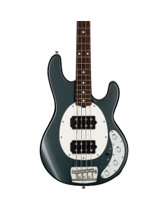 Sterling By Music Man Stingray Ray 34 HH Bass Guitar in Charcoal Frost