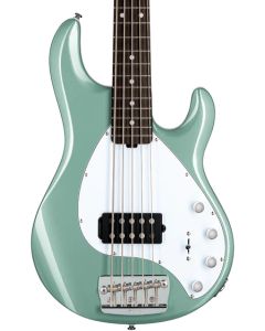 Sterling By Music Man StingRay5 5-String, Rosewood Fingerboard in Dorado Green