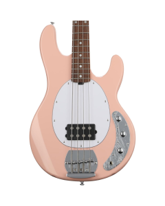 Sterling By Music Man StingRay RAY4 Bass Guitar in Pueblo Pink