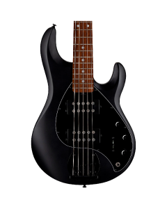 Sterling by Music Man StingRay 5 Ray5 HH 5 String Bass Guitar in Stealth Black