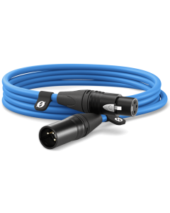 RODE XLR3  3m Premium XLR Cable in Blue