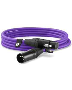 RODE XLR3 3m Premium XLR Cable in Purple