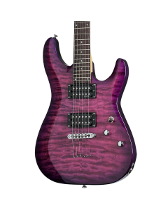 Schecter C-6 Plus Electric Guitar in Magenta