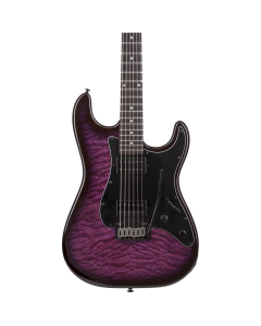 Schecter Traditional Pro Electric Guitar in Trans Purple Burst