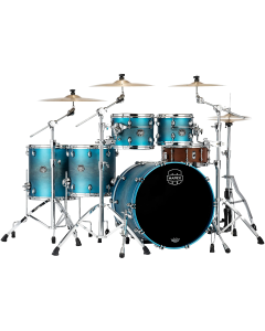Mapex Saturn Evolution Workhorse 5-Piece Shell Pack in Exotic Azure Burst Lacquer