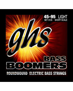 GHS 3135 Bass Boomers Short Scale Guitar Strings 45-95 Gauge