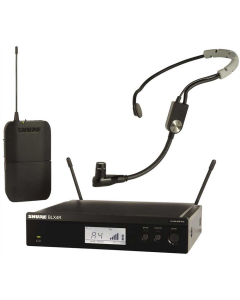 Shure Wireless 1/2R Headworn System BLX1 Tx; SM35 Mic; BLX4R Rx Auto Setup 662-686MHz