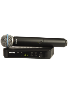 Shure Wireless Handheld System BLX2 Tx; BETA58 Mic; BLX4 Rx Auto Setup 662-686MHz