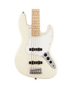 Squier Affinity Series Jazz Bass V, Maple Fingerboard in Olympic White